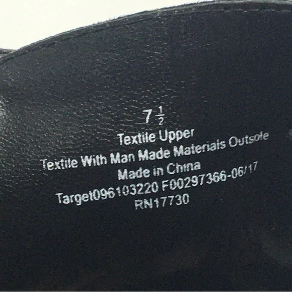 BLACK FAUX SUEDE STACKED HEEL BOOTS - Picture 13 of 15